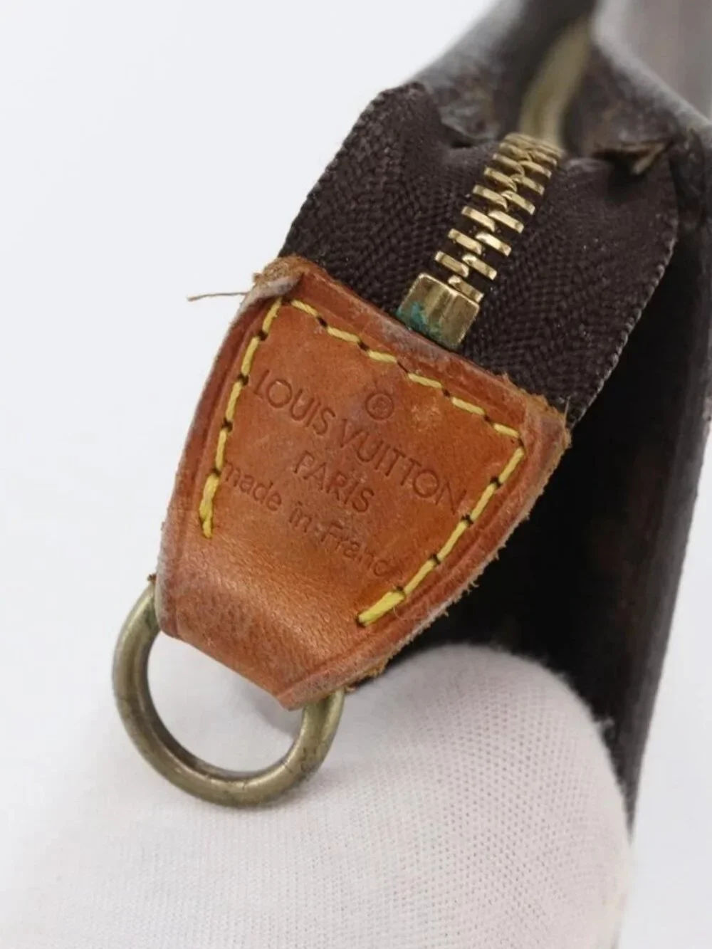 LOUIS VUITTON Monogram Bucket PM Accessory Pouch LV Auth 172497